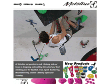 Tablet Screenshot of metoliusclimbing.com